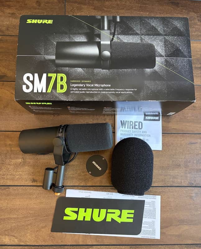 Shure SM7B Cardioid Dynamic Microphone SM 7B image 1