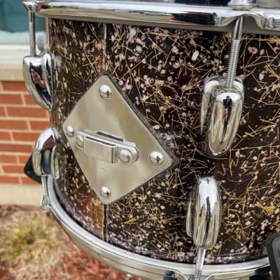 1960s Slingerland 8x12 Tom Drum Single Capri Pearl image 8
