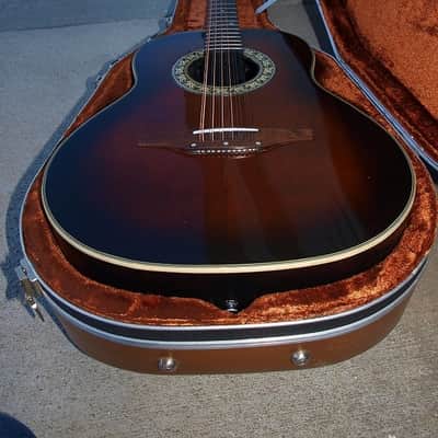 Ovation 1115-1 12-string acoustic guitar- brown sunburst- Reduced image 2