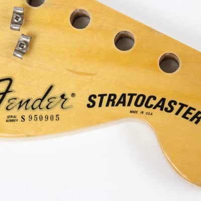 1979 Vintage Fender Stratocaster Maple Rosewood Fretboard NECK ~CLEAN~  1970s USA  Strat image 13