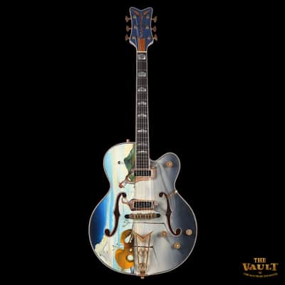 Gretsch Custom Shop Stephen Stern Masterbuilt G6136-CST White Falcon Custom Painted by Louis Markoya Protegé to Salvador Dali 2012 - Zac Brown image 4
