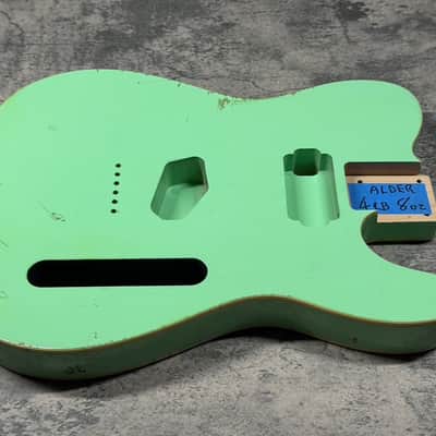 Real Life Relics 60’s Style Tele® Telecaster® Body HS Double Bound Humbucker/Single Aged Surf Green