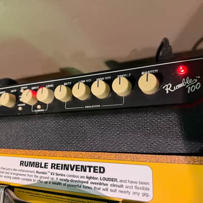 Fender Rumble 100 V3 100-Watt 1x12 Bass Combo 2015 - Present - Black image 7