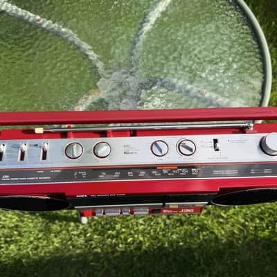 AIWA J36 Rare Vintage Mint Boombox Getto blaster Warranty Tested Metallic Finish image 24