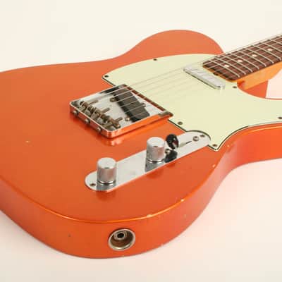 Fender Custom Shop 60's Telecaster Journeyman Relic Candy Tangerine 2014 Pre-Owned image 2
