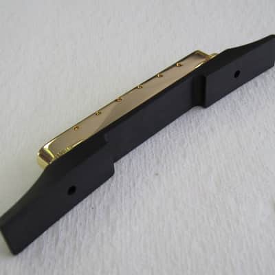 Gretsch Gold AOM Bridge Assy with Ebony Base 0080628049 image 3
