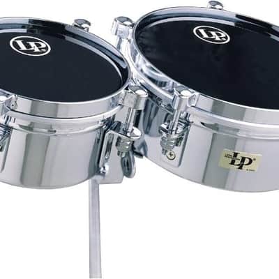 Latin Percussion LP845-K Mini Timbale Set - 6" & 8" Steel Shells with Mount image 2