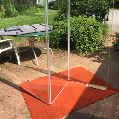Clearsonic Plexiglass Drum Shield (three panels) image 3