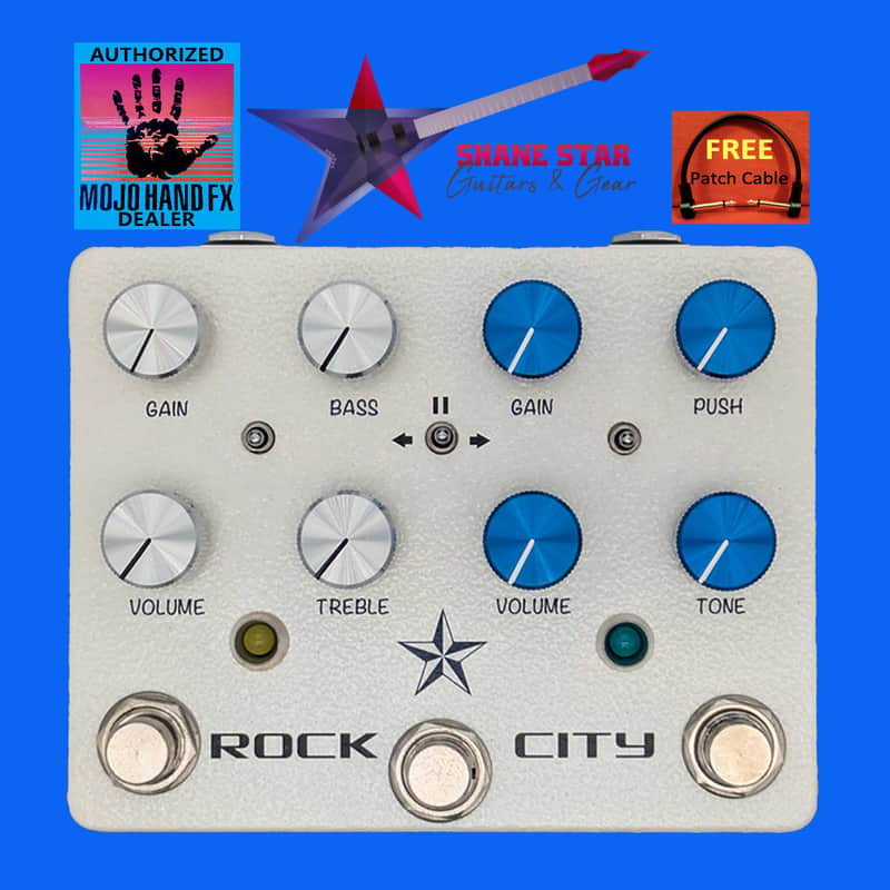 Mojo Hand FX Rock City(WATCHLIST OFFER)DUAL OVERDRIVE "Pozze" Switching System, Series/Parallel Order Switching, Left & Right Circuits Compliment Each Other image 1