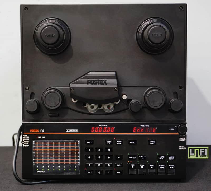 Fostex R Series R8 8 Track 1/4 Inch Reel To Reel Tape Recorder