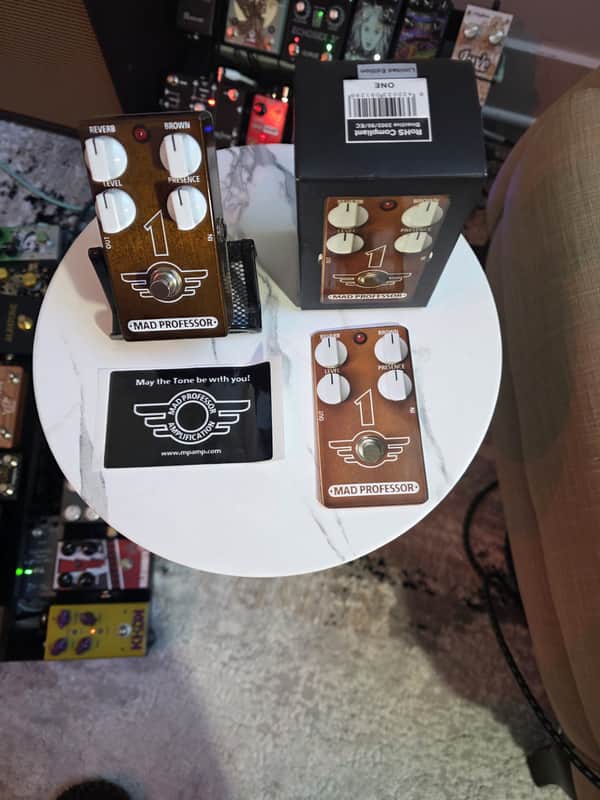 Mad Professor 1 (One) Distortion 2010s - EVH IN A BOX - THE GOLD STANDARD WITH A MAGIC REVERB CONTROL, PERIOD...KA BOOM!!! image 1
