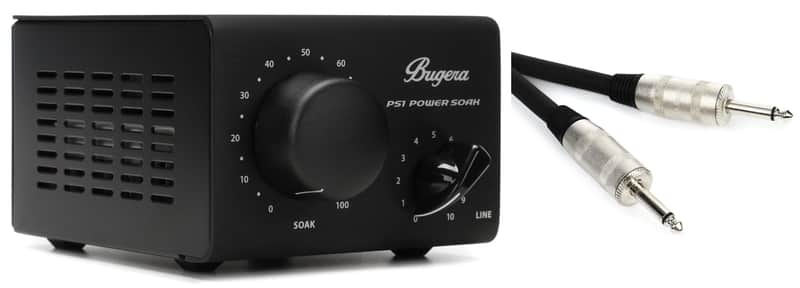 Bugera PS1 Passive 100-watt Power Attenuator Bundle with Pro Co S12-3 1/4 inch TS to 1/4 inch Speaker Cable - 3 foot image 1
