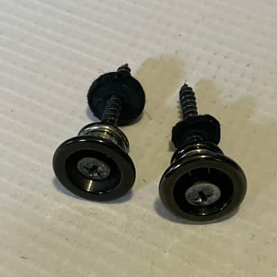 2000's Japan Jackson Dinky Guitar Factory Black Oversize Strap Buttons image 3