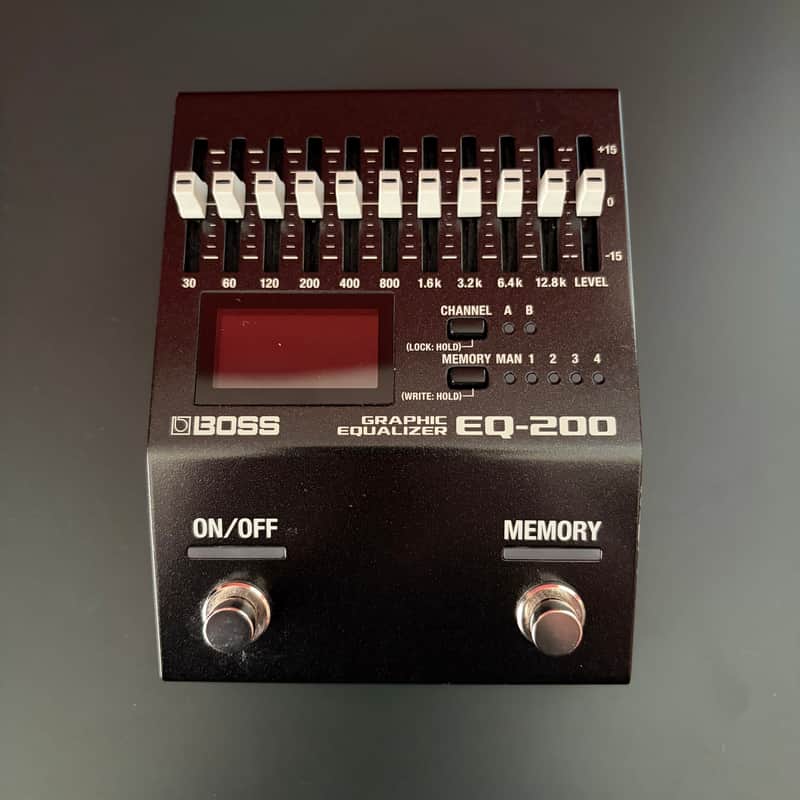 Boss EQ-200 Equalizer 2019 - Present - Black image 1