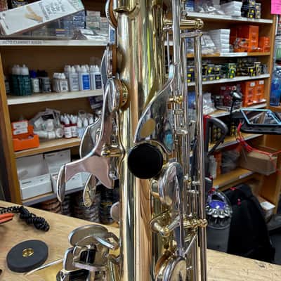 Used Yamaha YAS-23 Alto Sax Saxophone with Case Mouthpiece Neck Strap Just Serviced image 20