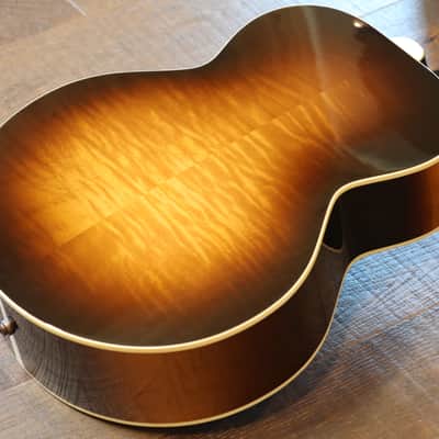 LEFTY! 2008 Gibson CJ-165 Left-Handed Acoustic/ Electric Mini Jumbo Guitar Vintage Sunburst + OHSC & Papers image 12