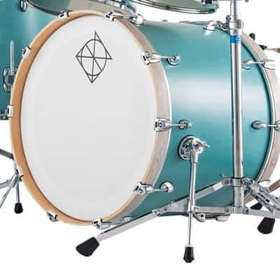 Dixon Cornerstone Maple 4pc Shell Pack Quetzal Blue, Mint image 4