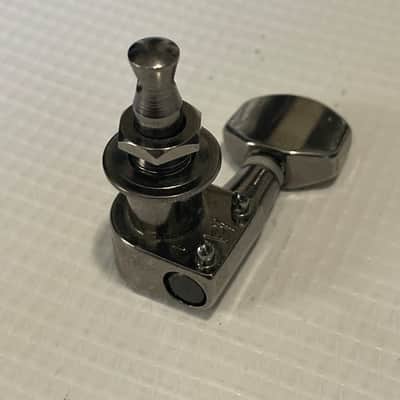 1990's Korean Era Ibanez S & RG Series Cosmo Black Tuning Pegs Tuners 6 In LIne image 8