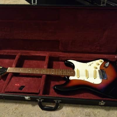 Rare Mid 80's Kramer Stratocaster Sunburst Vintage Guitar w/ original case image 1