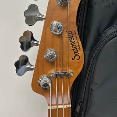 Sadowsky MetroExpress Vintage J/J 4 String Bass w/Maple Fingerboard - Candy Apple Orange image 3