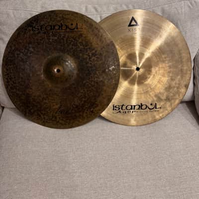 Istanbul Agop 17” Turk/xist  hi hats image 1