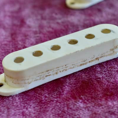 Vintage 1963 - 1964 Fender Stratocaster Pickup Cover Set - Pre-CBS Strat Covers - 1950's 1960's image 4