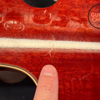 2005 Gibson Custom Shop '57 Les Paul Custom Reissue Faded Cherry OHSC COA image 16