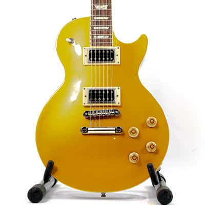 Epiphone Les Paul Standard GoldTop MIJ w/ Duesenberg Style Pickups, Pearloid Trapezoid Inlays, Schaller Strap Buttons image 1