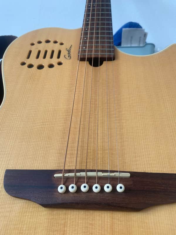 Godin Multiac Steel Duet Ambiance Sunburst | Reverb