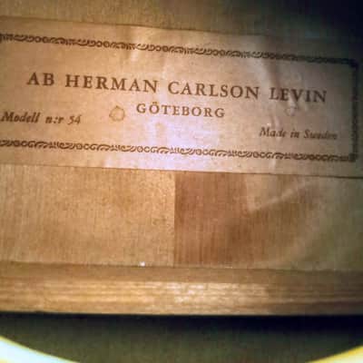 levin mandolin by herman carlson levin 54 taranto 1960 - glosy burst image 10