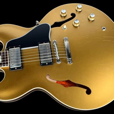 2023 Gibson ES-335 Custom Shop '64 Reissue with Stinger Murphy Lab Ultra Light Aged ~ Double Gold image 2