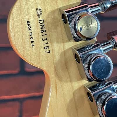 1998 Fender American Deluxe Stratocaster MN Crimson Red Transparent w/ Hard Case image 9