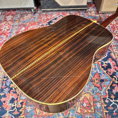 1979 Morris D28 Style X-Braced Dreadnought Model WE-40 Shadow Pickup image 5