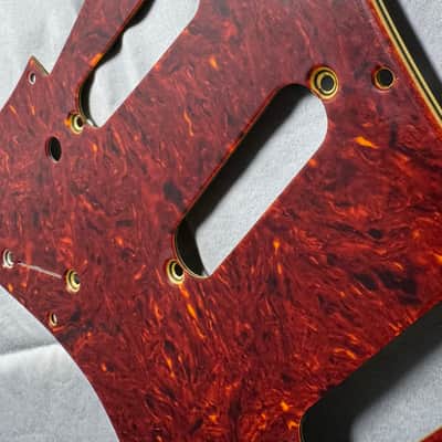 1963 - 1971 Fender Stratocaster Vintage Pickguard Celluloid Nitrate '64 65 Tortoise 67 68 USA image 3