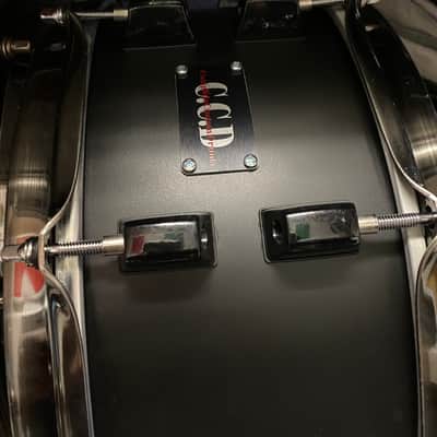 Cumplido Custom Drums Co. ReInforcement rings 2021 Black on black image 2