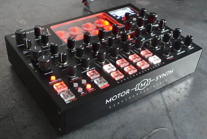 Gamechanger Audio Motor Synth Electro-Mechanical Desktop Synthesizer 2020 - 2022 - Black image 1