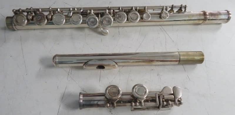 Armstrong 104 Flute, made in USA, silver-plated image 1