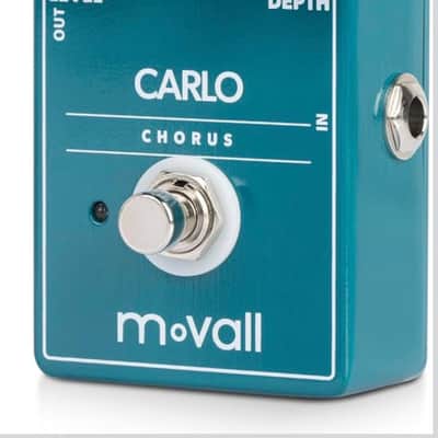 Movall MP-112 Carlo Chorus Guitar Effect Pedal Chorus True Bypass MoVall MP112 2024 - Teal image 2