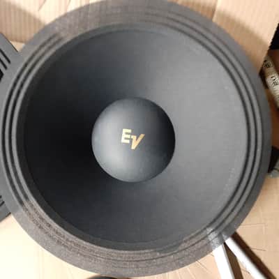 ELECTRO VOICE RECONE 12" & DUST CAP SET 8 AVAILABLE LIGHT UNSEALED THIN CLOTH SURROUNDS FOR LEAD G image 1