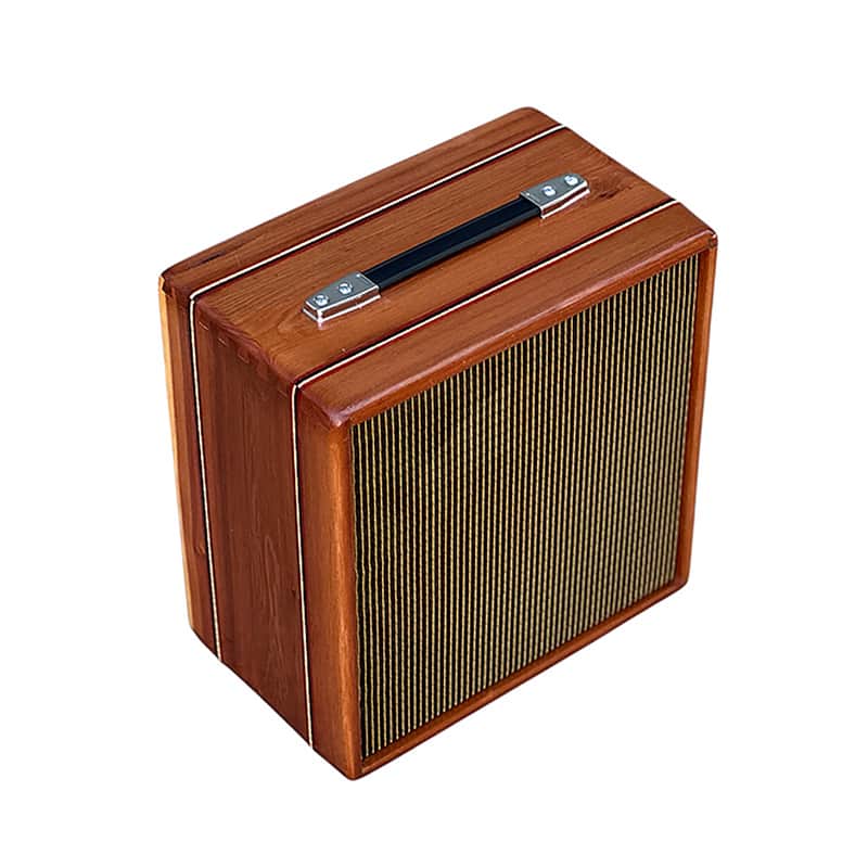 Ashen 112 Custom Guitar Speaker Cabinet Redwood ColorStriped (empty) image 1