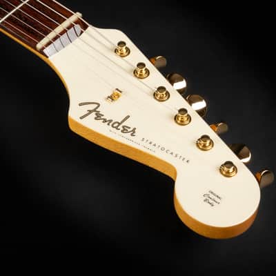 2019 Fender Made in Japan Traditional '60s Daybreak Stratocaster - Olympic White | MIJ Limited Edition 1 / 250 Custom Shop Pickups Obsidian Wire Blender Gotoh Locking Tuner image 9