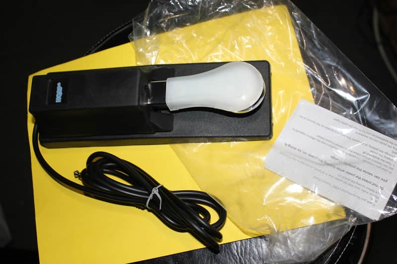 HQRP Keyboard Sustain Pedal with Cable and 1/4" Plug image 1