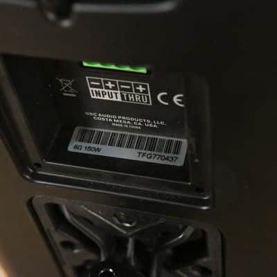 QSC AD-S6T AcousticDesign Series 6.5" 2-Way 150W Loudspeaker CG015C5 image 6