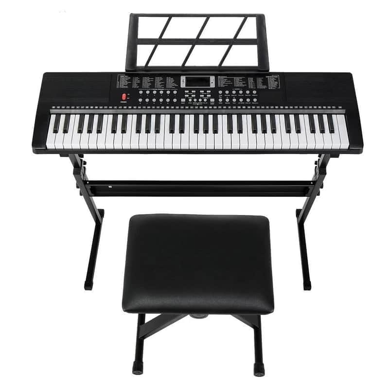 61 Key Keyboard Piano with Speakers Digital Piano Stand LED Display image 1