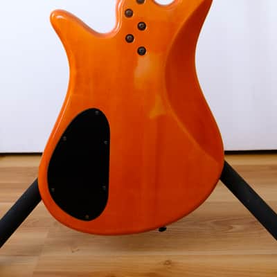 Spector Q5 Pro 5 string bass Amber Burst Finish + EMGHZ Pickups + EMG BTS Preamp + Original Case image 9
