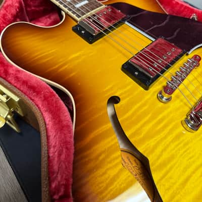 Gibson ES-335 Iced Tea Burst - Figured Iced Tea image 4