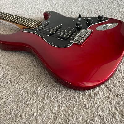 Fender FSR Stratocaster 2015 MIM HSS Limited Edition Metallic Red Rare Guitar image 4