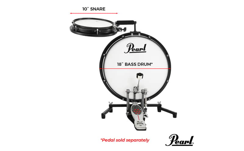 Pearl Compact Traveler PCTK1810 2-piece Drum Kit image 1