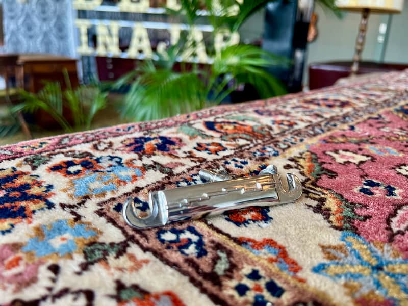 1960's Chrome Gibson Wraparound Bridge Les Paul Junior SG TPBR 8513 12809 Lightning Bar image 1
