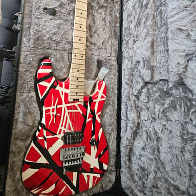 EVH Striped Series Electric Guitar 2013 - Present - Red/Black/White image 1